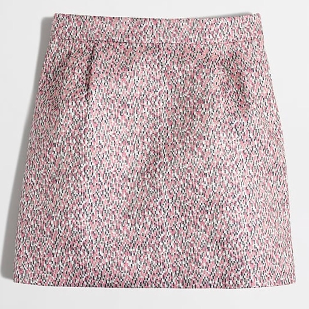 J Crew Multi-Colored Jacquard Mini Skirt, size 0